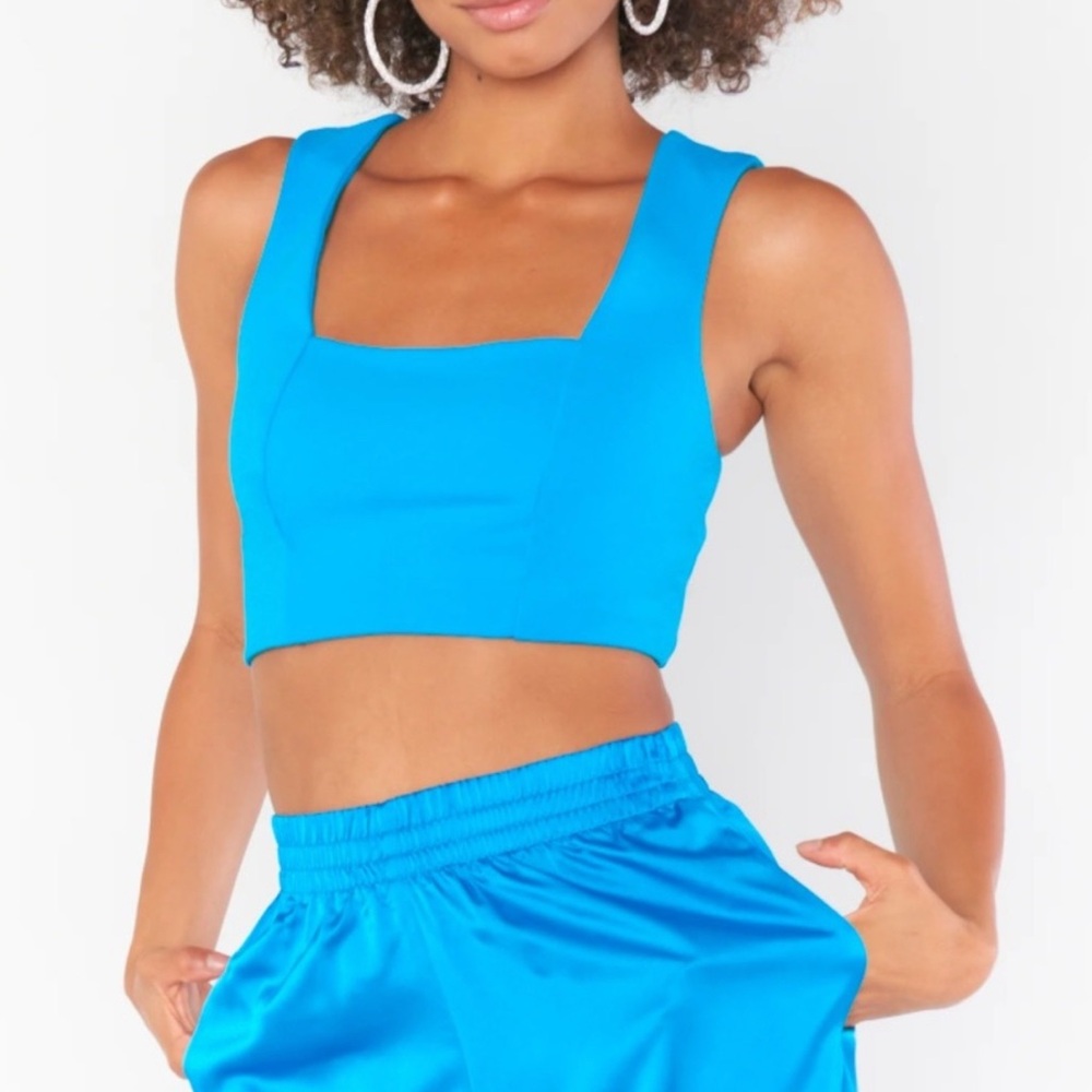 Show Me Your MuMu Bright Blue Top